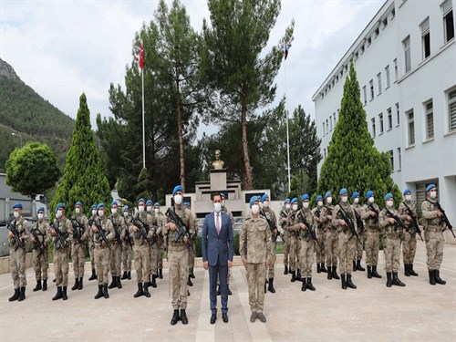 Amasya  Valisi Sn. Mustafa MASATLI Asayiş Bölük Komutanlığını Ziyaret Etti 